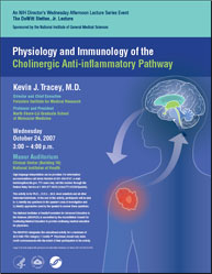 2007 Stetten Lecture poster - Physiology and Immunology of the Cholinergic Anti-inflammatory Pathway