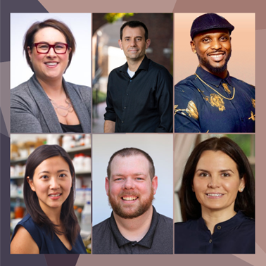 Headshots of the six researchers featured in the blog post. 